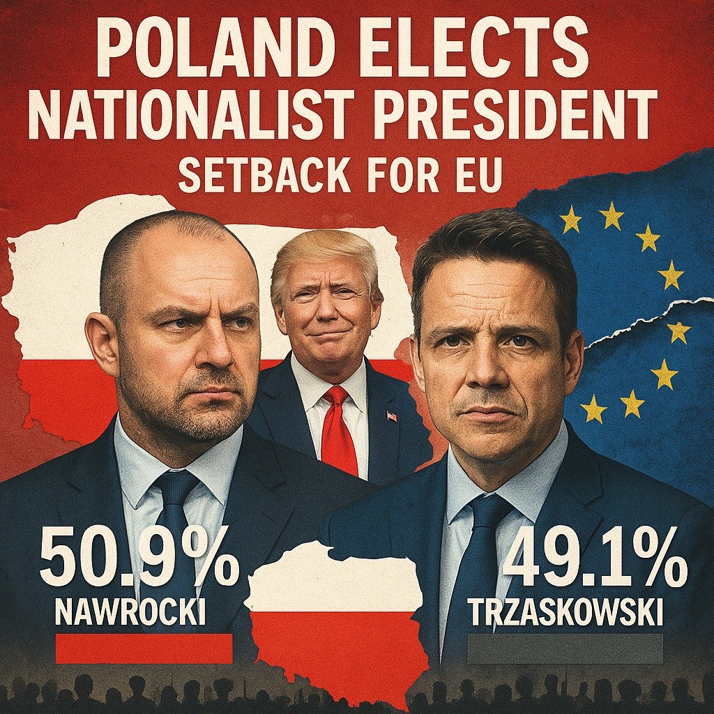 Nationalist Victory in Poland’s Presidential Race Marks Setback for EU Integration