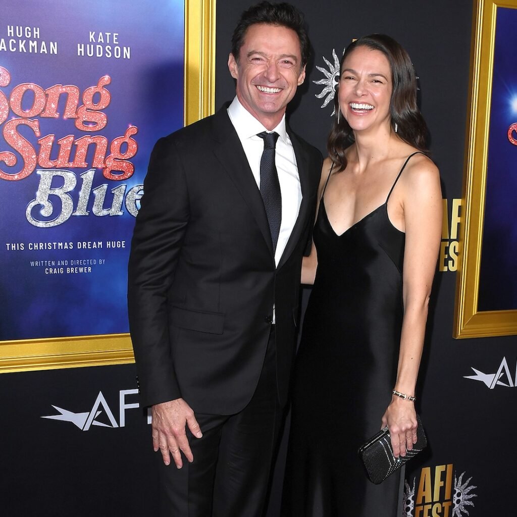 Hugh Jackman, Sutton Foster Make Red Carpet Debut