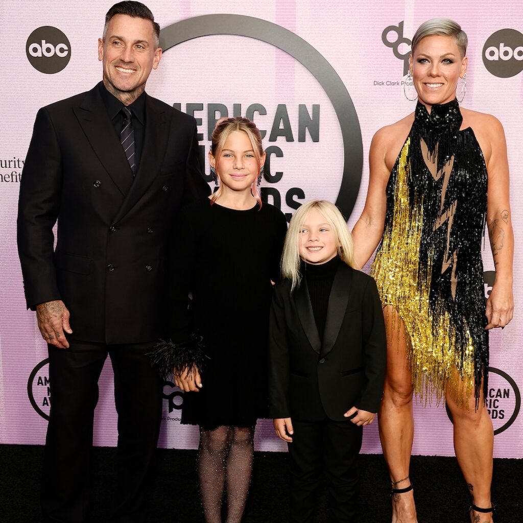 Pink, Carey Hart’s Son Jameson Debuts Pink Hair 