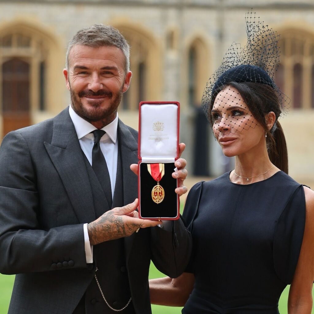 David Beckham Receives Knighthood From King Charles III