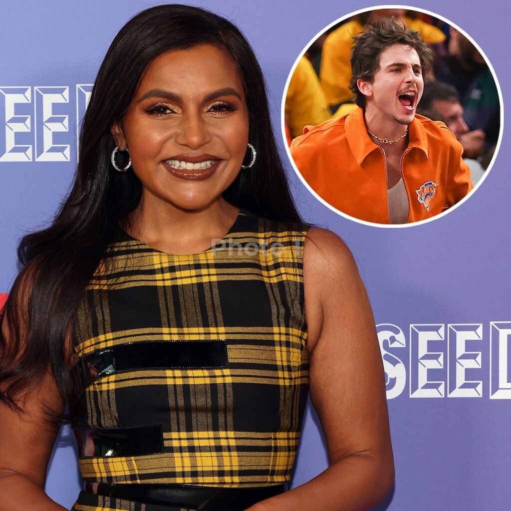 Mindy Kaling’s Timothée Chalamet at Knicks Halloween 2025 Costume