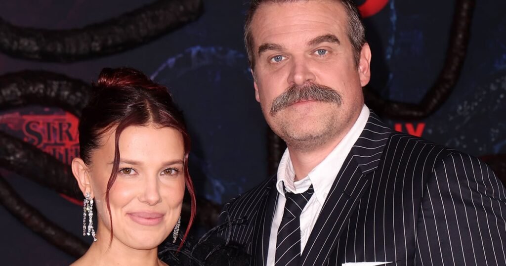 Stranger Things' Millie Bobby Brown on Filming With David Harbour