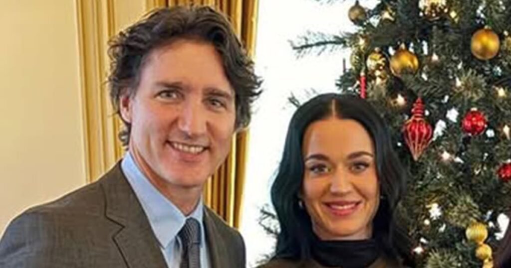 Katy Perry, Justin Trudeau Meet With Former Prime Minister of Japan