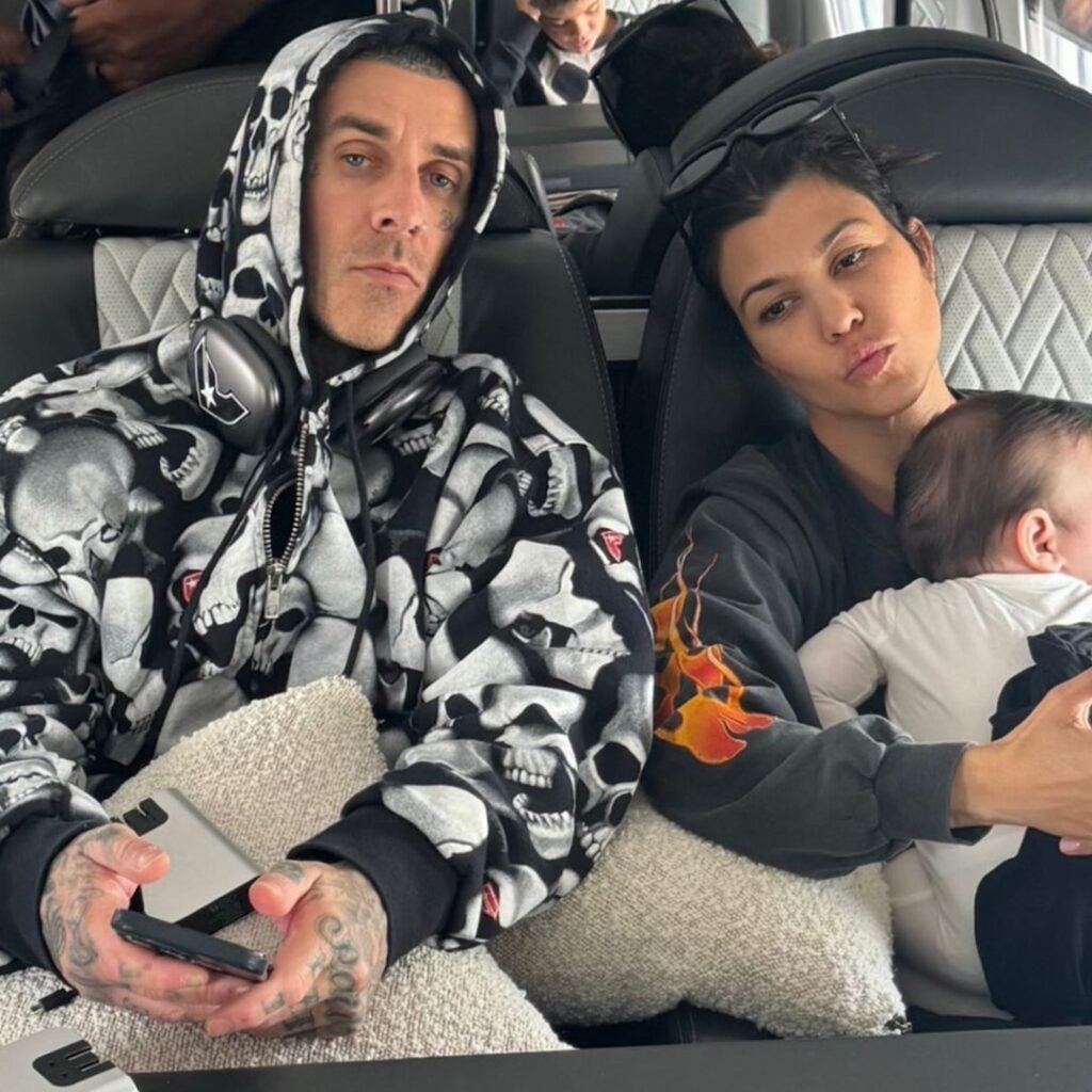 Kourtney Kardashian, Travis Barker's Son Rocky Christmas Present Vans Shoes