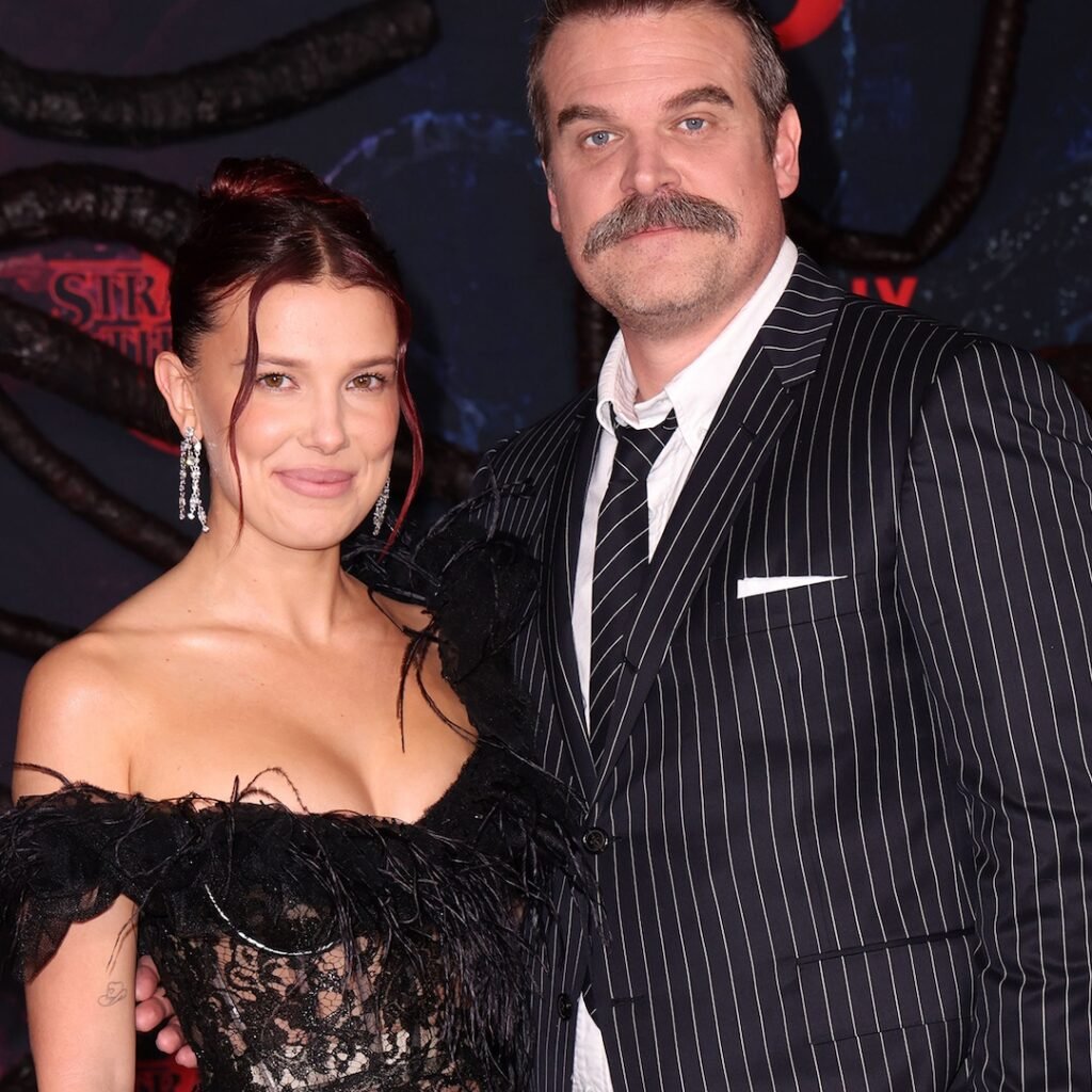 Millie Bobbie Brown, David Harbour Miss Stranger Things Event