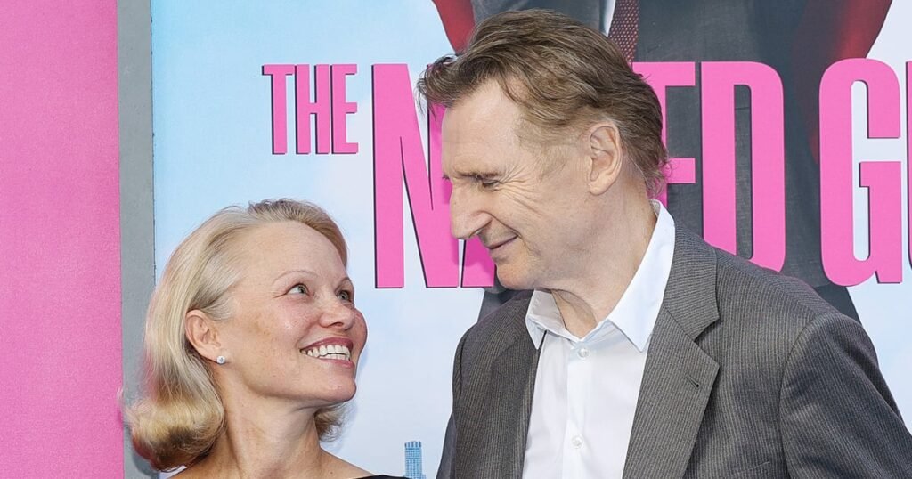  Pamela Anderson on Liam Neeson Romance