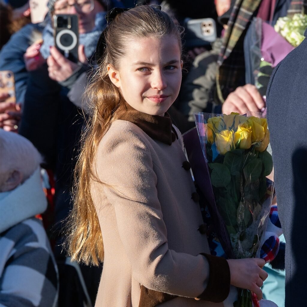 Princess Charlotte Takes Selfies With Fans
