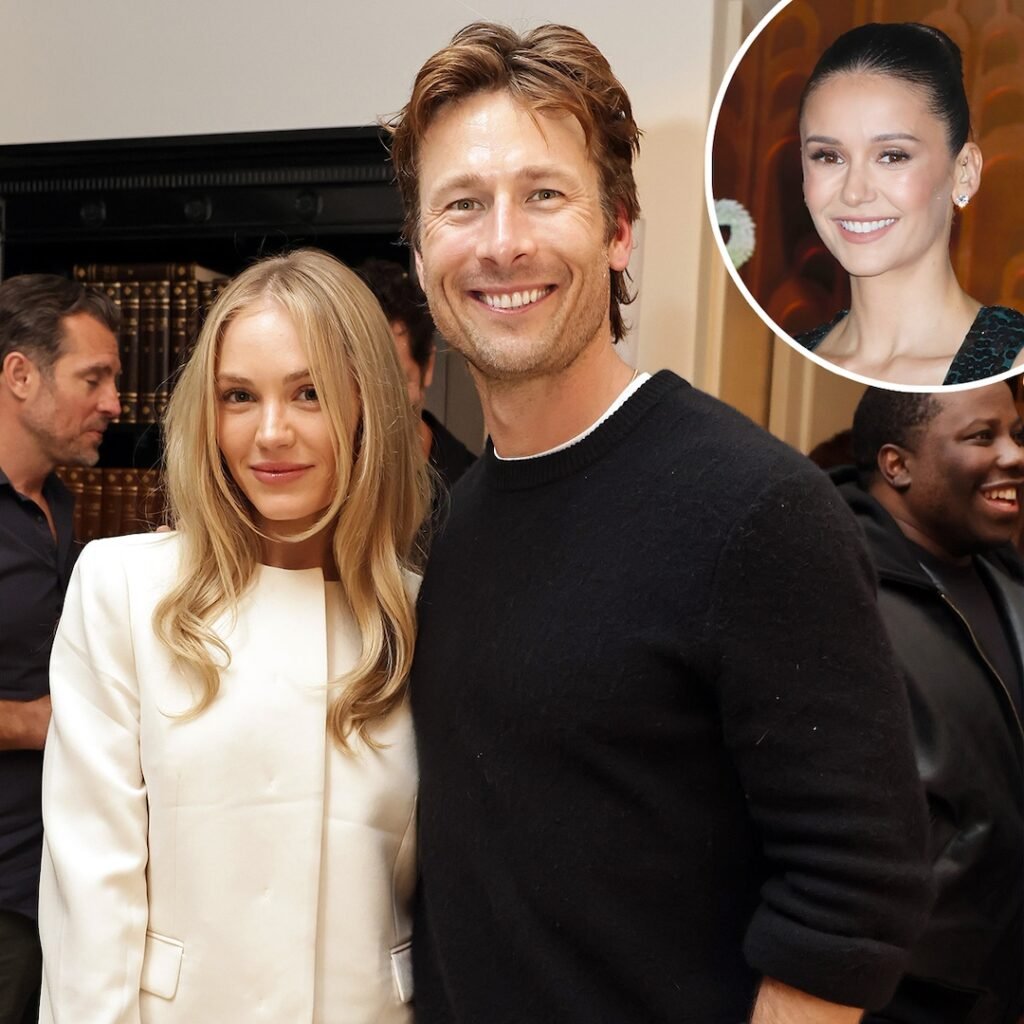 Glen Powell, Girlfriend Michelle Randolph With Ex Nina Dobrev: Photo Glen Powell, Girlfriend Michelle Randolph With Ex Nina Dobrev: Photo