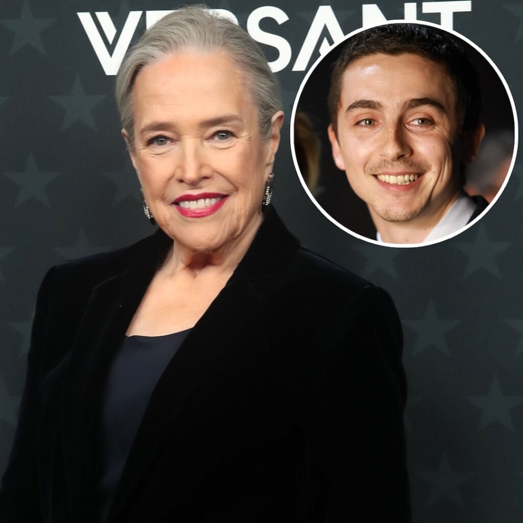 Kathy Bates Chosen to Spank Timothée Chalamet