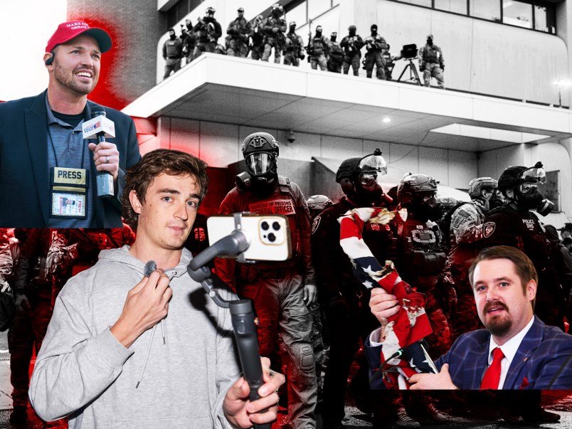 Inside the Bizarre Feedback Loop Between DHS and MAGA Influencers Inside the Bizarre Feedback Loop Between DHS and MAGA Influencers